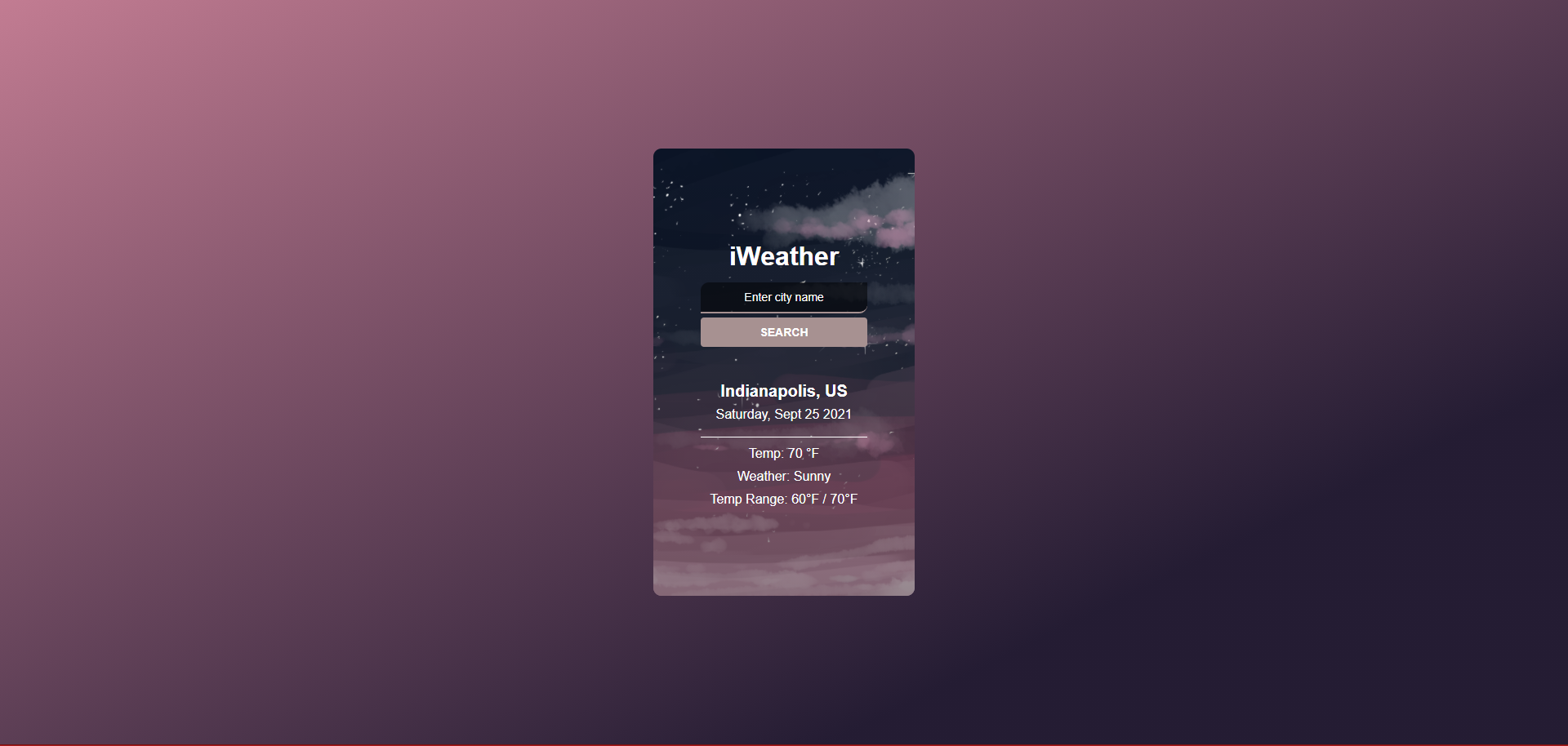 weather